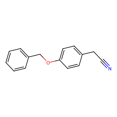 Chemical structure of 4-Benzyloxyphenylacetonitrile
