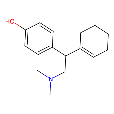Chemical structure of Desvenlafaxine Related Compound A