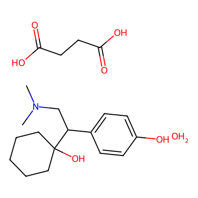 Chemical structure of Desvenlafaxine Succinate