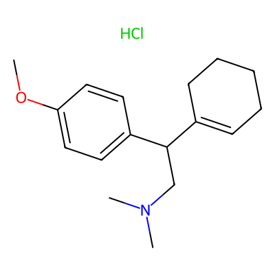 Chemical structure of Venlafaxine Hydrochloride Impurity F