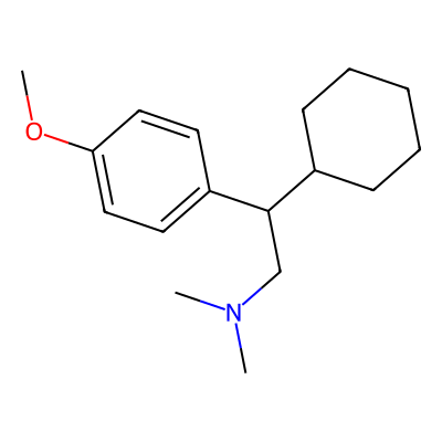 Chemical structure of Deoxy Venlafaxine