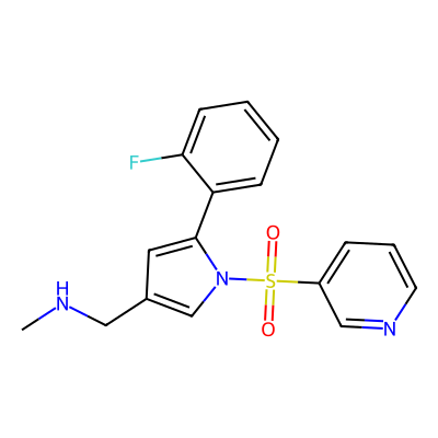 Chemical structure of Vonoprazan