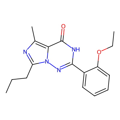 Chemical structure of Vardenafil Dessulfonyl Impurity