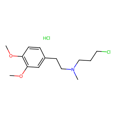 Chemical structure of Verapamil EP Impurity D (HCl salt)