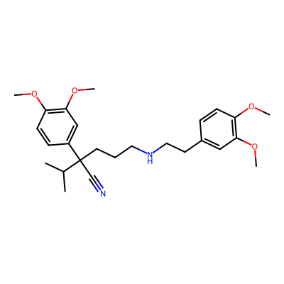 Chemical structure of Verapamil EP Impurity J