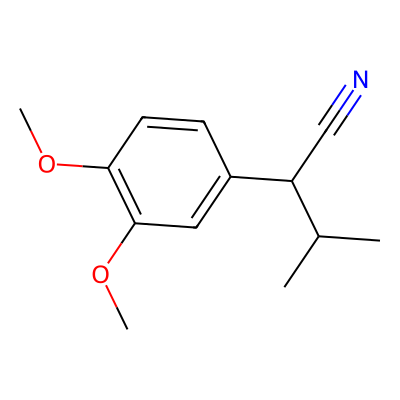 Chemical structure of Verapamil EP Impurity K
