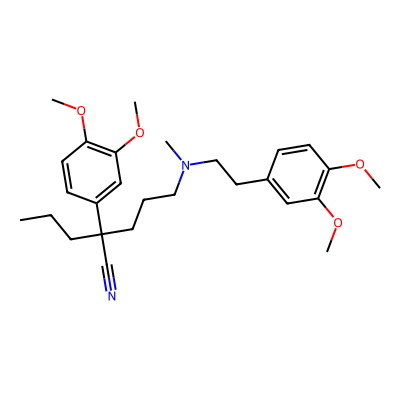 Chemical structure of Verapamil EP Impurity O