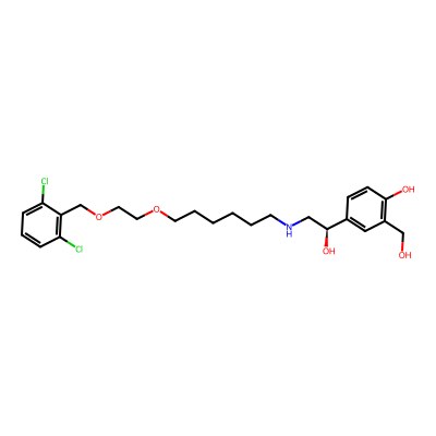 Chemical structure of Vilanterol