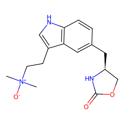 Chemical structure of Zolmitriptan USP Related Compound E