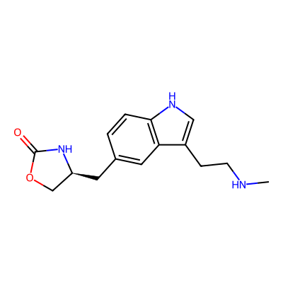 Chemical structure of Zolmitriptan Impurity G