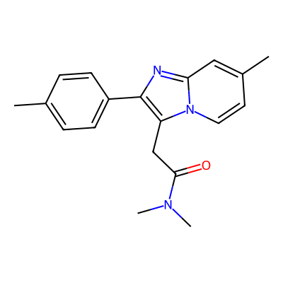 Chemical structure of Zolpidem Tartrate Impurity A