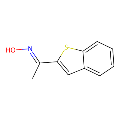 Chemical structure of Zileuton Oxime impurity