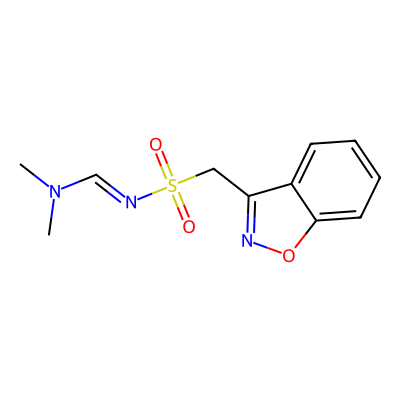 Chemical structure of Zonisamide USP Related Compound C