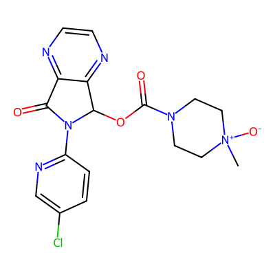 Chemical structure of Zopiclone N-Oxide Impurity