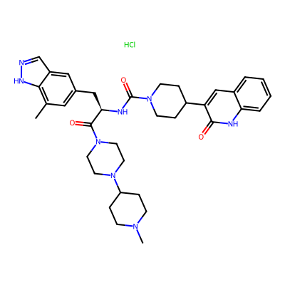 Chemical structure of Zavegepant Hydrochloride