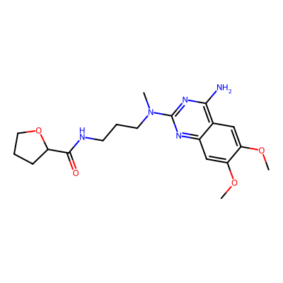 Chemical structure of Alfuzosin