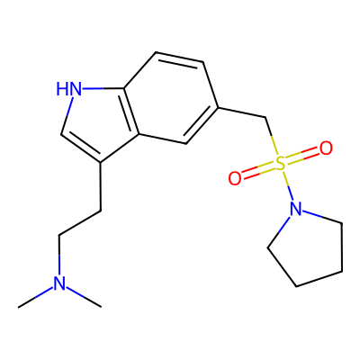 Chemical structure of Almotriptan