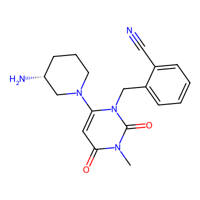 Chemical structure of Alogliptin