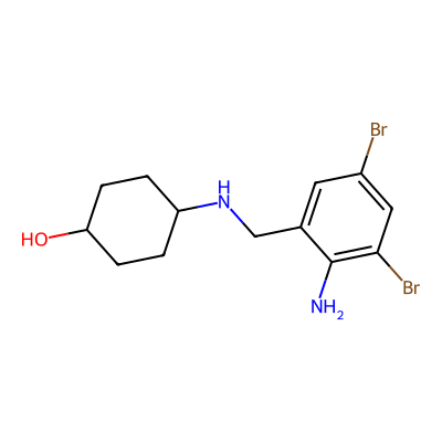 Chemical structure of Ambroxol