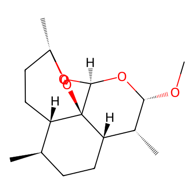 Chemical structure of Artemether