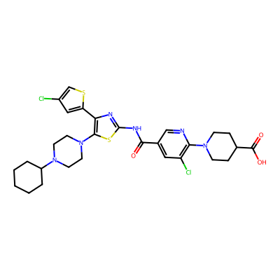 Chemical structure of Avatrombopag