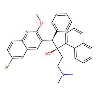 Chemical structure of Bedaquiline