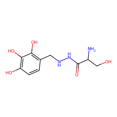 Chemical structure of Benserazide