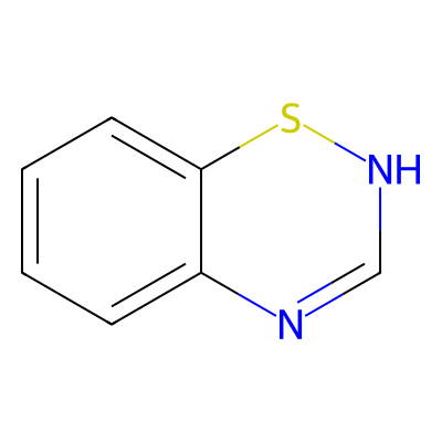 Chemical structure of Benzothiadiazine