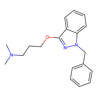 Chemical structure of Benzydamine