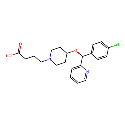 Chemical structure of Bepotastine
