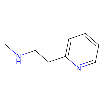 Chemical structure of Betahistine