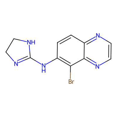 Chemical structure of Brimonidine