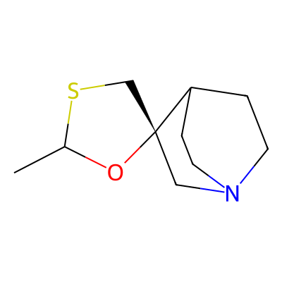 Chemical structure of Cevimeline