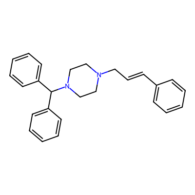 Chemical structure of Cinnarizine