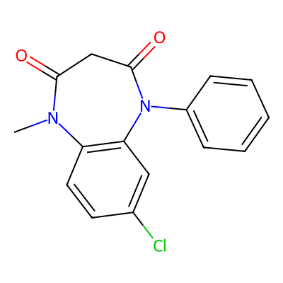 Chemical structure of Clobazam