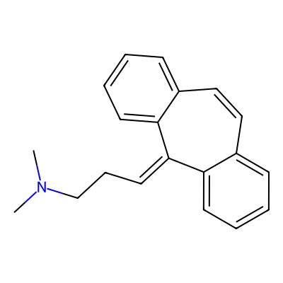 Chemical structure of Cyclobenzaprine