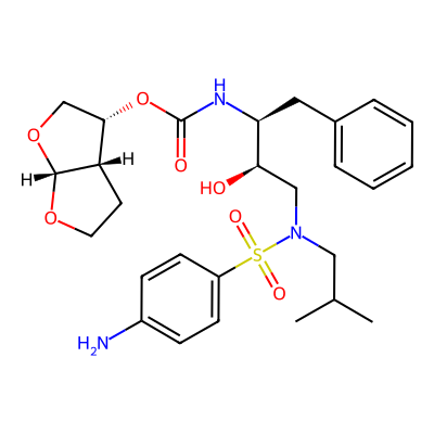 Chemical structure of Darunavir