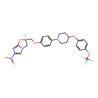 Chemical structure of Delamanid