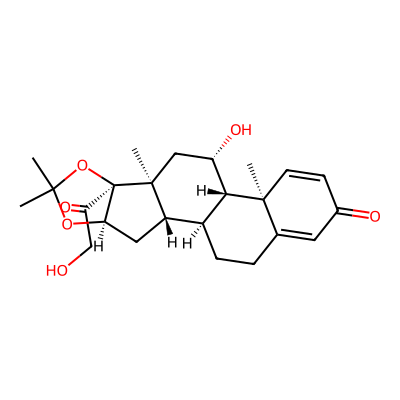 Chemical structure of Desonide