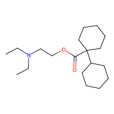 Chemical structure of Dicycloverine