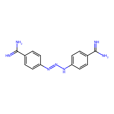 Chemical structure of Diminazene
