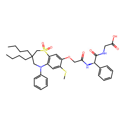 Chemical structure of Elobixibat