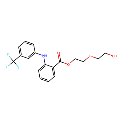 Chemical structure of Etofenamate