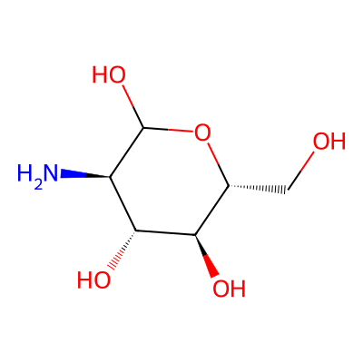 Chemical structure of Glucosamine