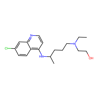 Chemical structure of Hydroxychloroquine