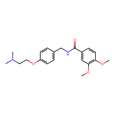 Chemical structure of Itopride