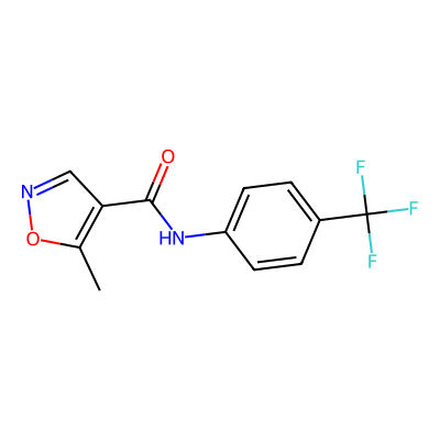 Chemical structure of Leflunomide