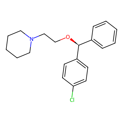 Chemical structure of Levocloperastine