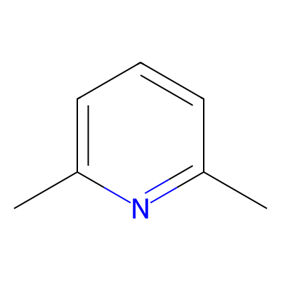 Chemical structure of Lutidine