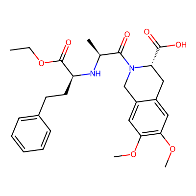 Chemical structure of Moexipril